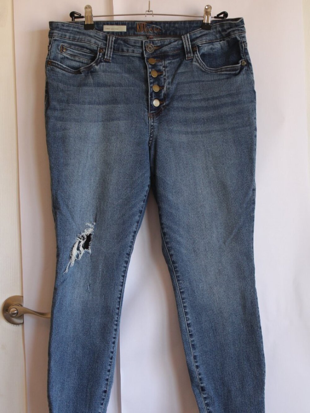Kut from the Kloth Carlo Y2K Ankle Skinny Jeans 32/14